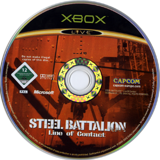 Steel Battalion - Line of Contact (USA) Game Disc